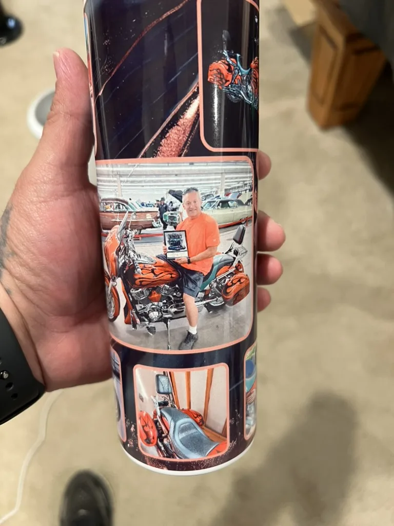 Custom photo tumbler