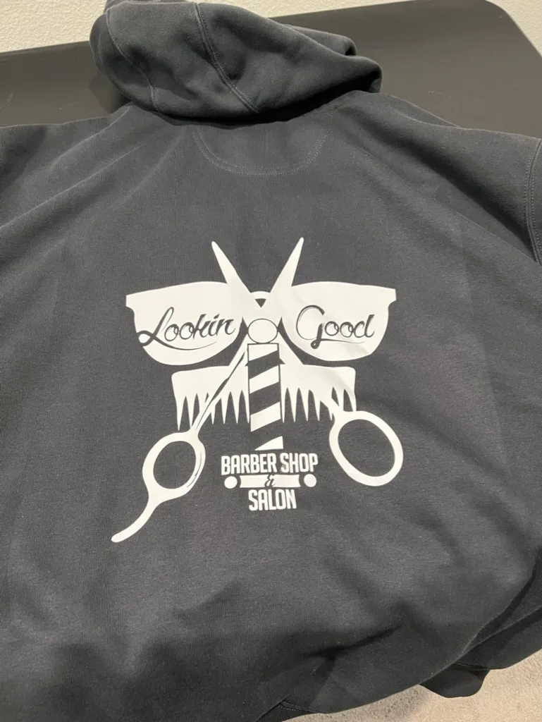 Lookin' Good barber hoodie