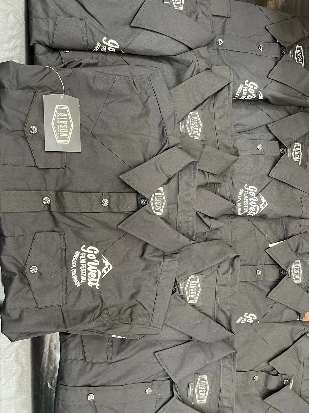 Folded workshirt stack