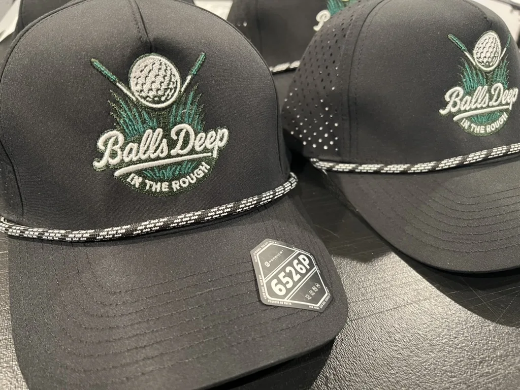 Ball's Deep golf caps