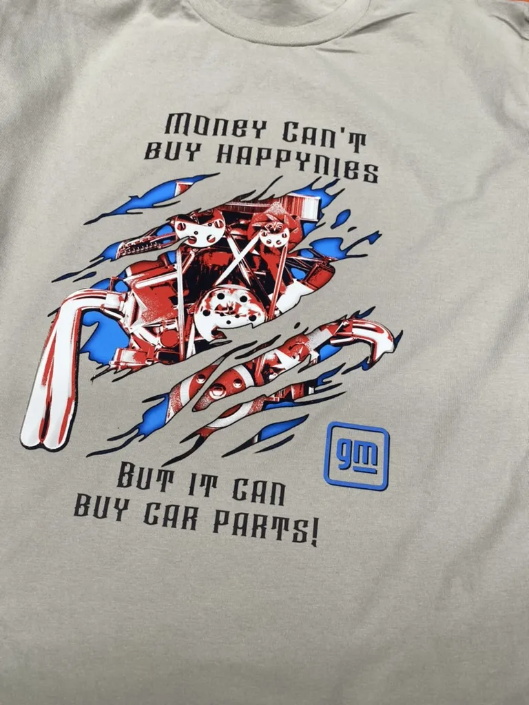 GM Car Parts humor tee